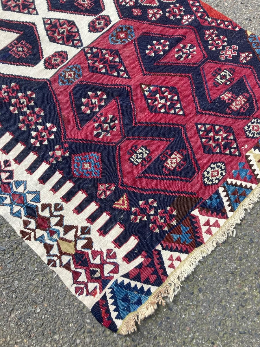 Kilim From Malatya/anatolia. Circa 1880. Museum Piece. 400 X 86 Cm-photo-2