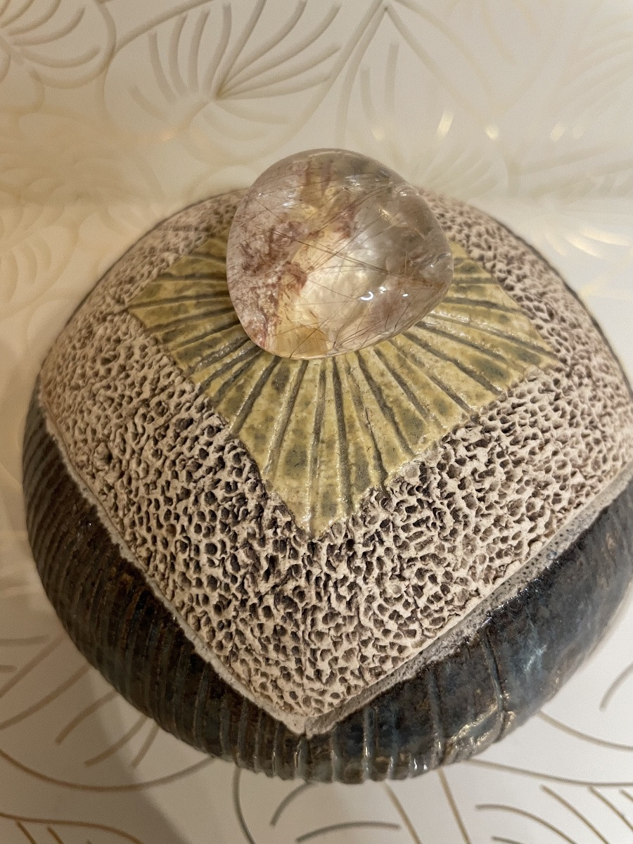 “crystal Shard” Ceramic Claude Agier Mollinari -photo-3