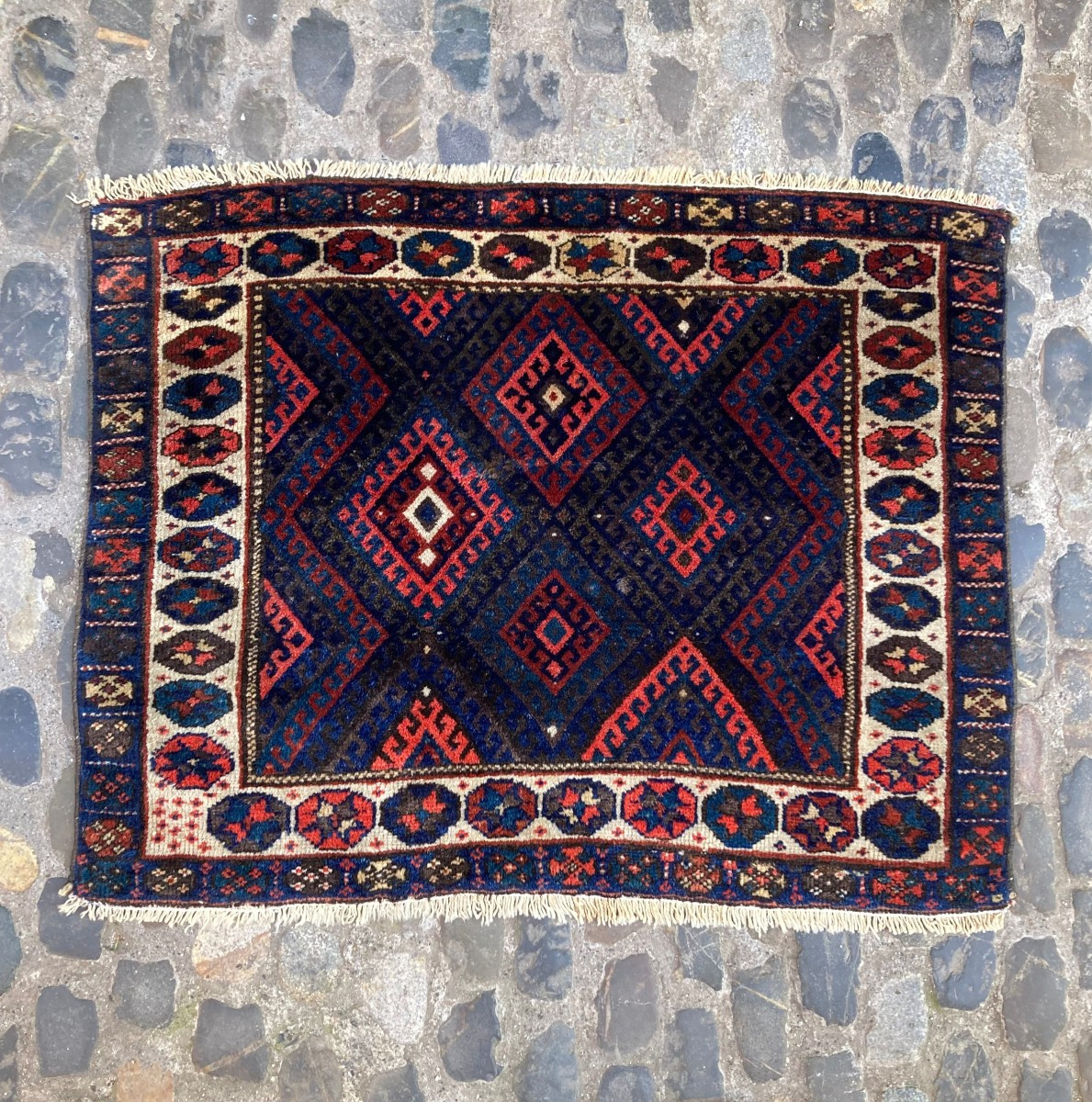 Khorjin / Face de sacoche. Qashqai. Perse. Circa 1900.  100 x 80 cm