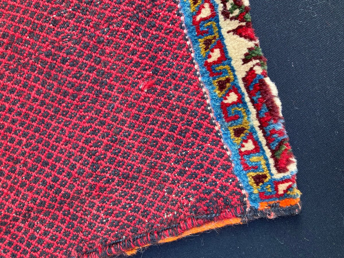 Khorjin (bag) Qashqai. Persian. Circa 1900. 60 X 60 Cm-photo-5