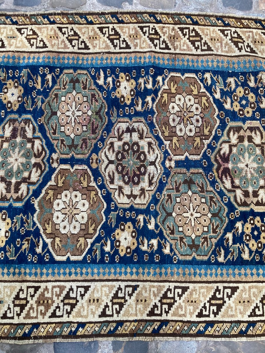 Shirvan Rug - Caucasus. Circa 1880. 155 X 101 Cm-photo-6