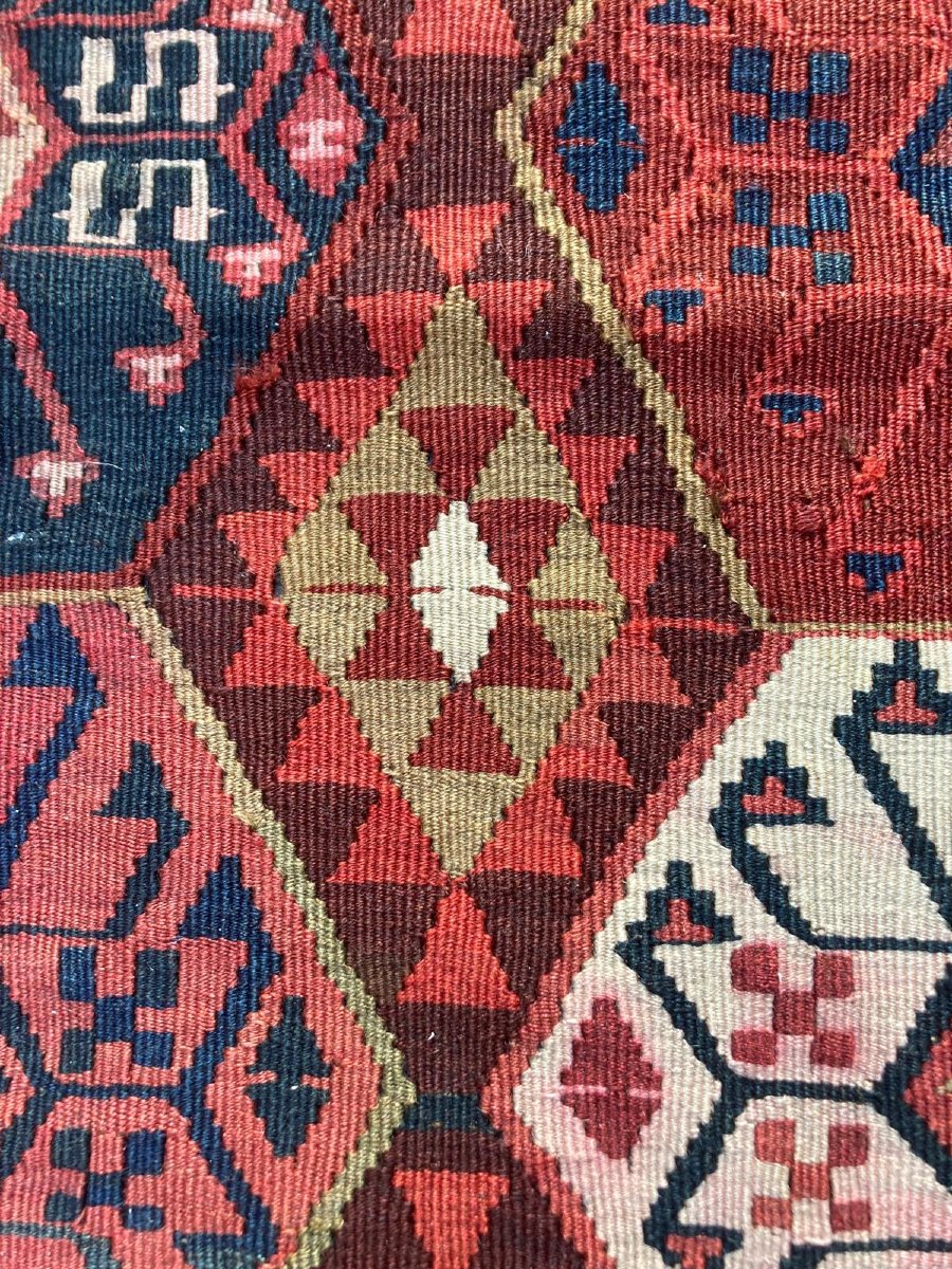 Kilim Kars - Anatolia. Circa 1900. 320 X 130 Cm-photo-3