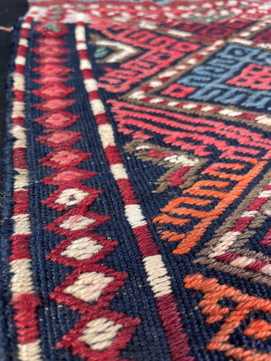 Fragments Maffrash Shahsaven. Persia. Circa 1900. 50 X 40 Cm (x2)-photo-4