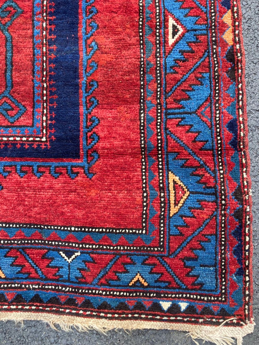 Caucasus Rug. Very Early 20th Century. 245 X 147 Cm-photo-3