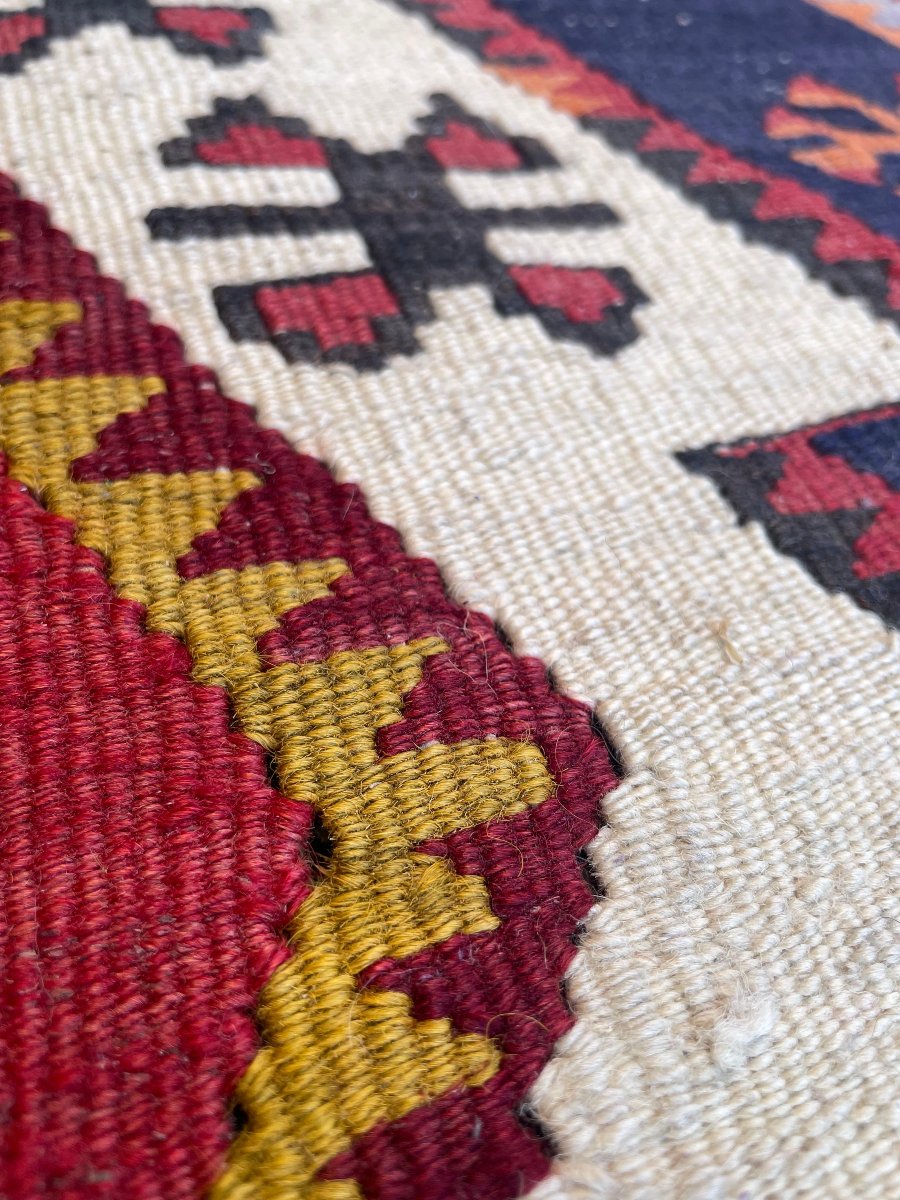 Kilim Avshar. Anatolie. Circa 1950. 140 x 116 cm-photo-2