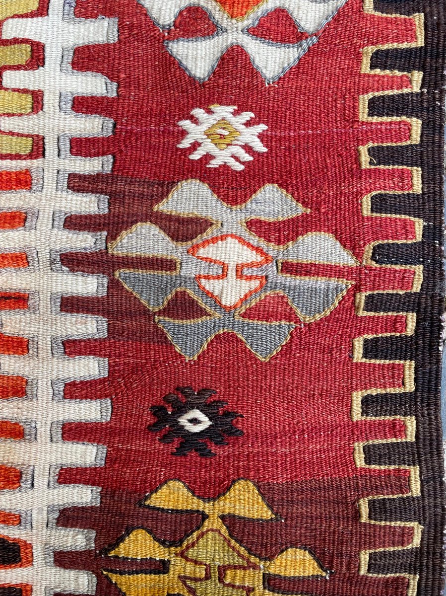 Kilim Kavak - Konya. Anatolia. 1950s. 170 X 125 Cm-photo-3
