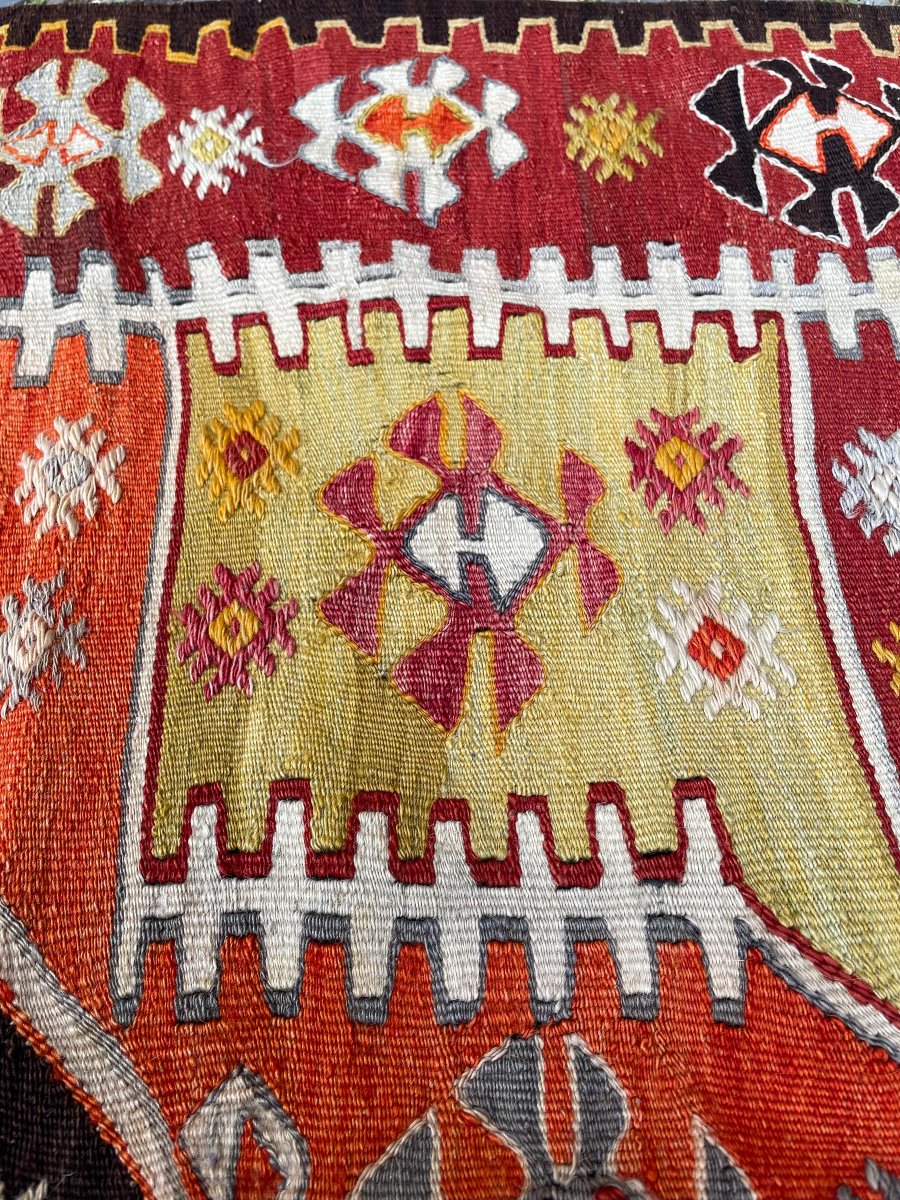 Kilim Kavak - Konya. Anatolia. 1950s. 170 X 125 Cm-photo-1