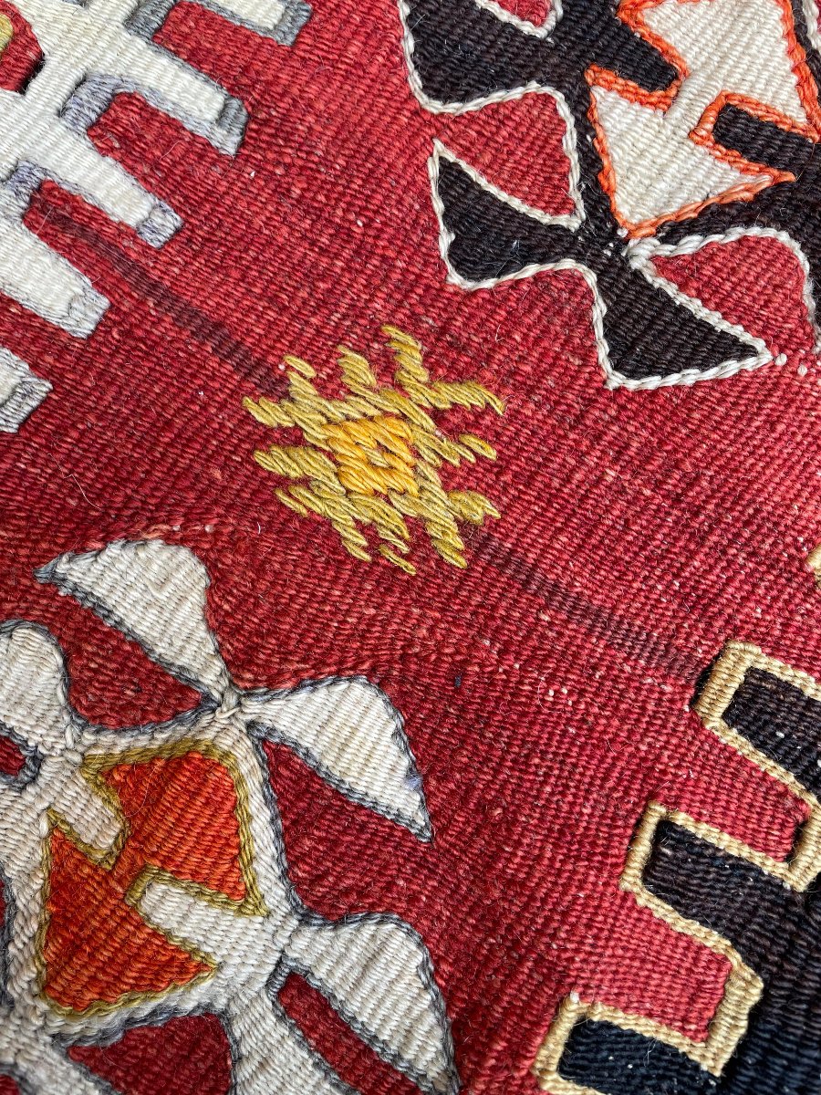 Kilim Kavak - Konya. Anatolia. 1950s. 170 X 125 Cm-photo-4