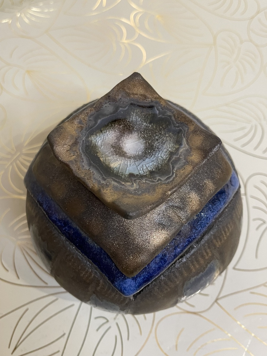 “Bleu Métal” Céramique Claude Agier Mollinari -photo-4