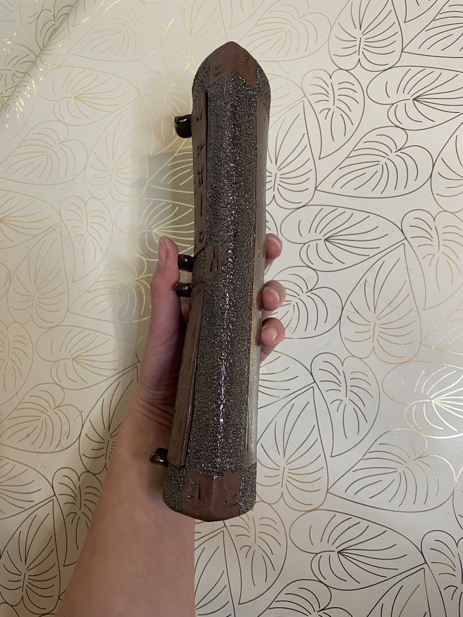 Plumier « Buveurs de Bière » Céramique Claude Agier Mollinari -photo-4