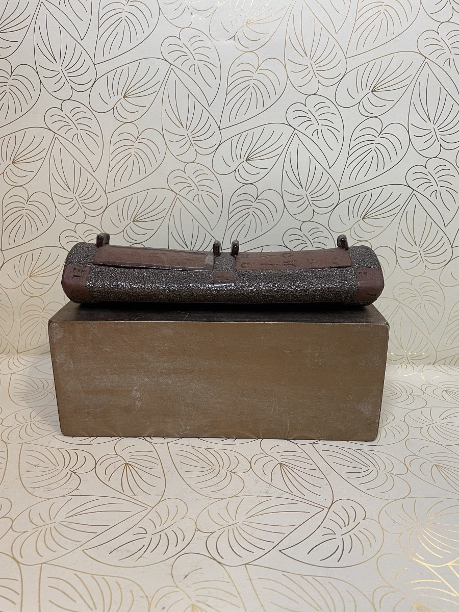 Plumier « Buveurs de Bière » Céramique Claude Agier Mollinari -photo-6