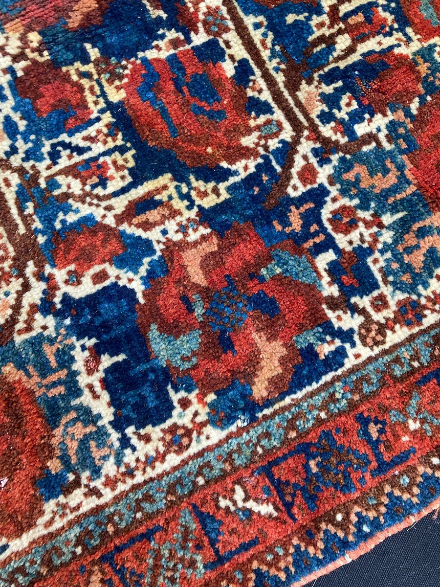 Carpet - Khorjin. Avshar. Persia. Circa 1900. 70 X 68 Cm-photo-4