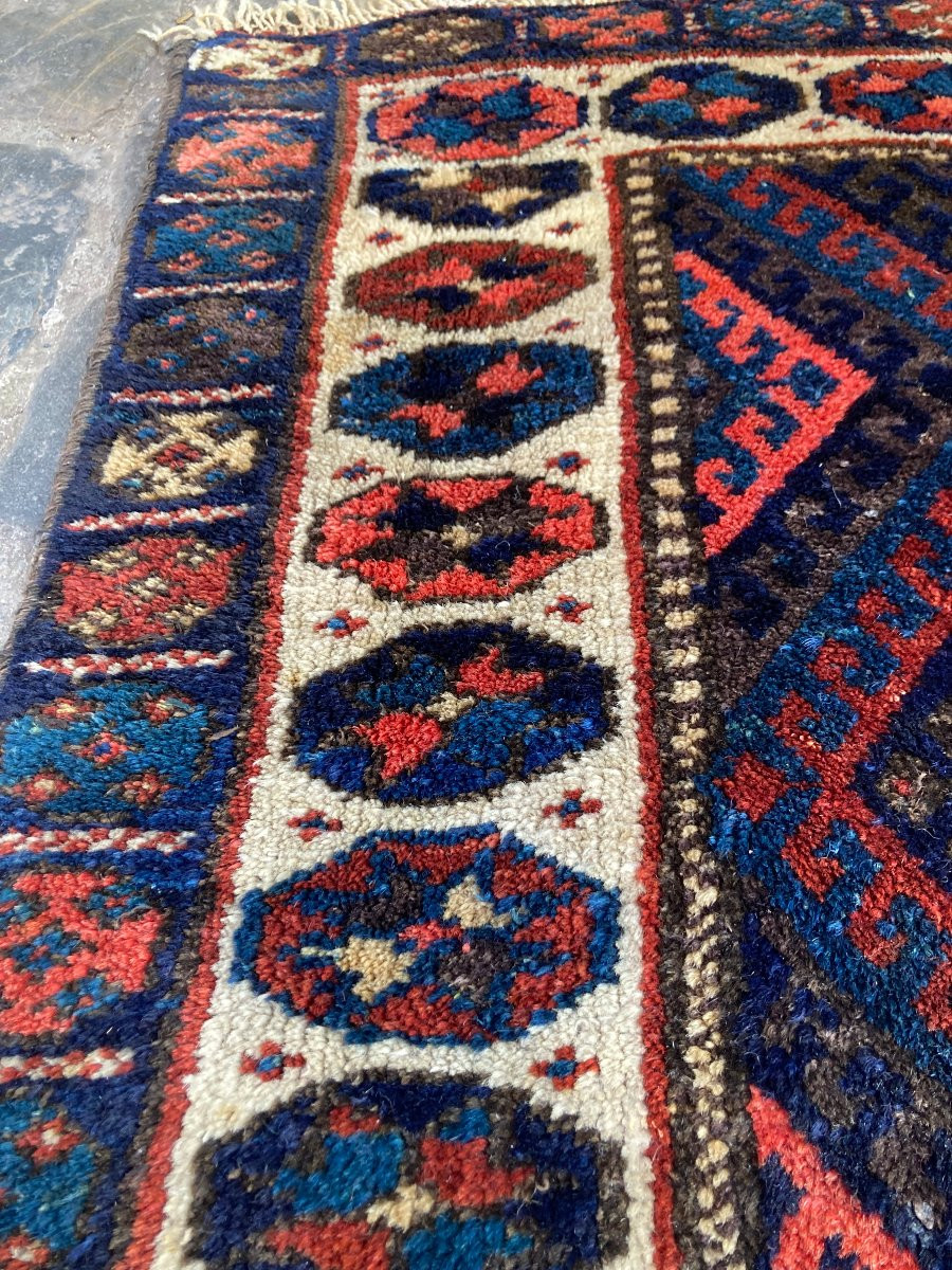 Khorjin / Face de sacoche. Qashqai. Perse. Circa 1900. 100 x 80 cm-photo-4