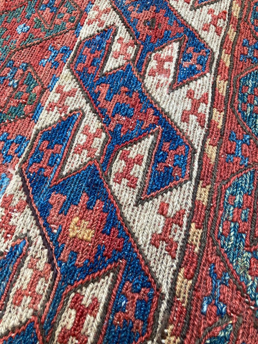 Maffrash Karabakh Fragment. Caucasus. Late 19th Century. 108 X 50 Cm-photo-2