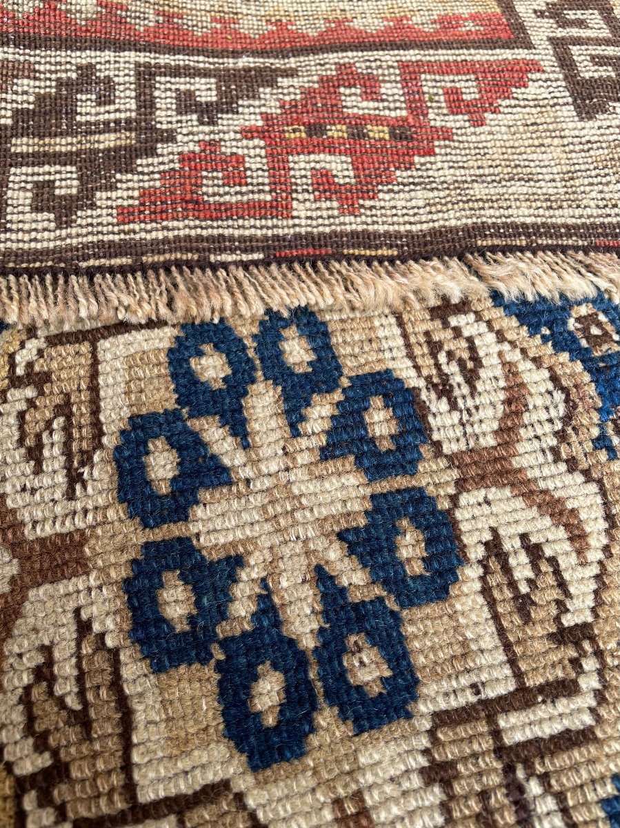 Shirvan Carpet - Caucasus. Circa 1880. 155 X 101 Cm-photo-4