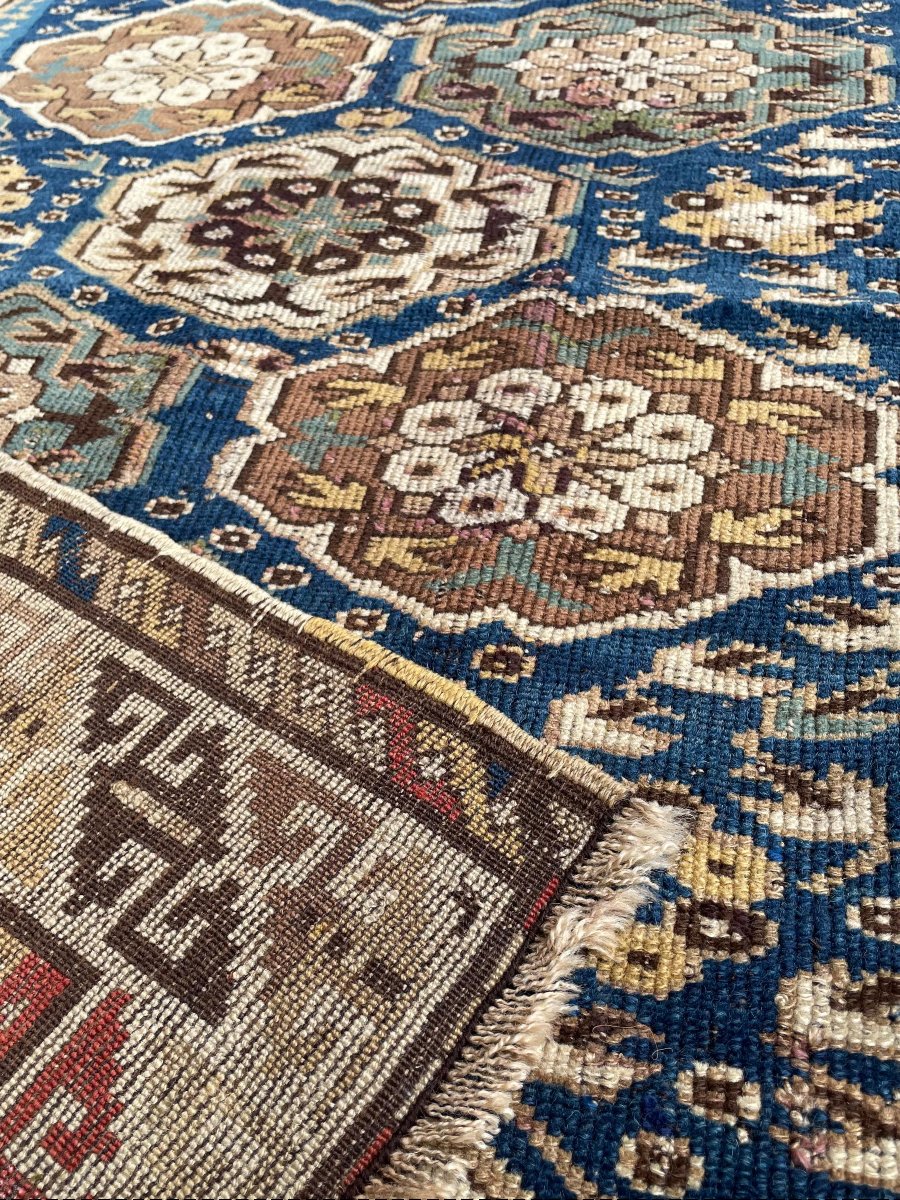 Shirvan Carpet - Caucasus. Circa 1880. 155 X 101 Cm-photo-7