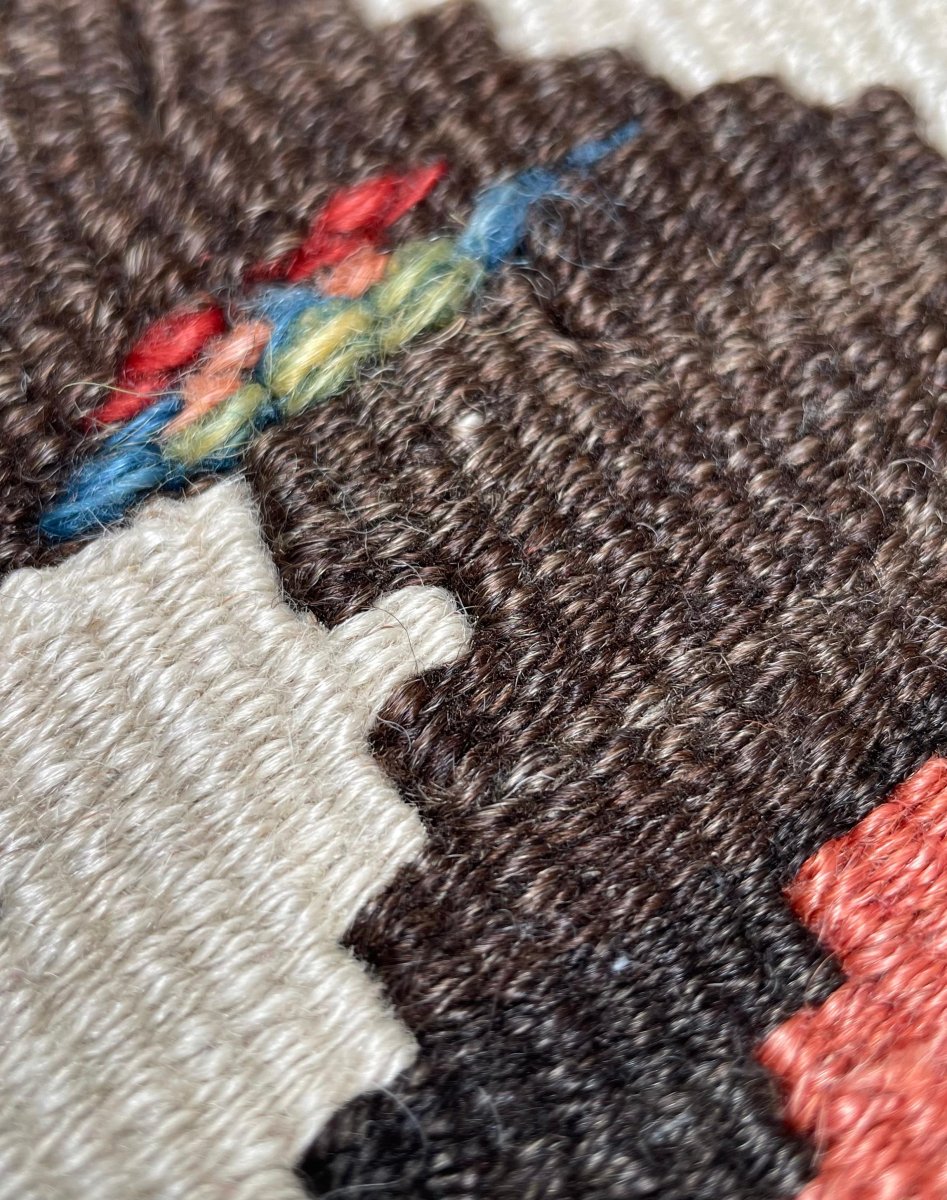 Kilim Qashqai - Persia. Circa 1920. 300 X 165 Cm-photo-8