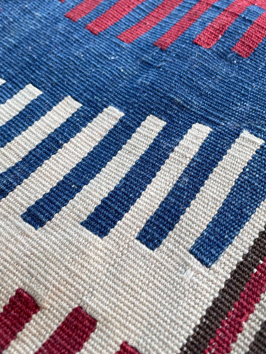 Kilim Parmaklı. Anatolia. Circa 1900. 195 X 190 Cm-photo-1