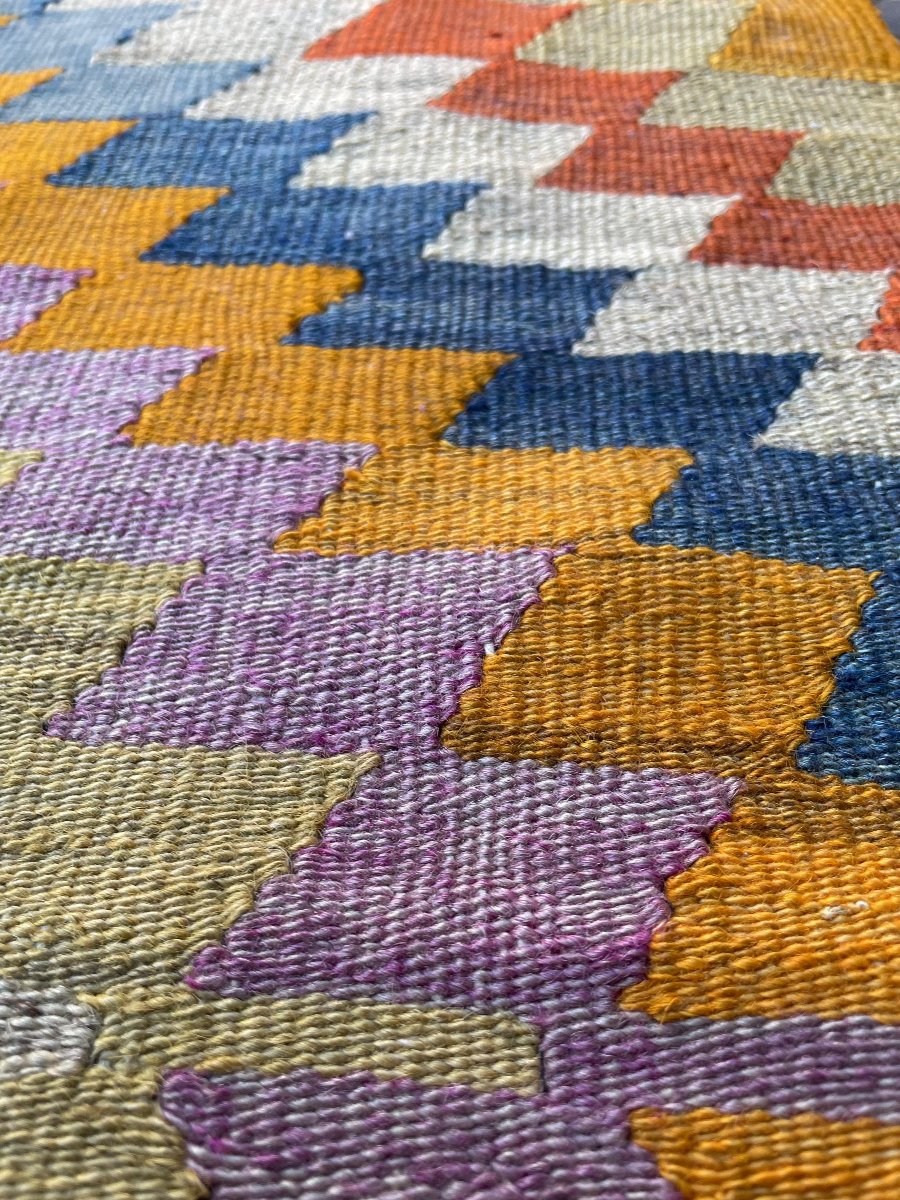 Kilim Emirgazi - Konya. Anatolie. Circa 1960. 130 x 115 cm-photo-3