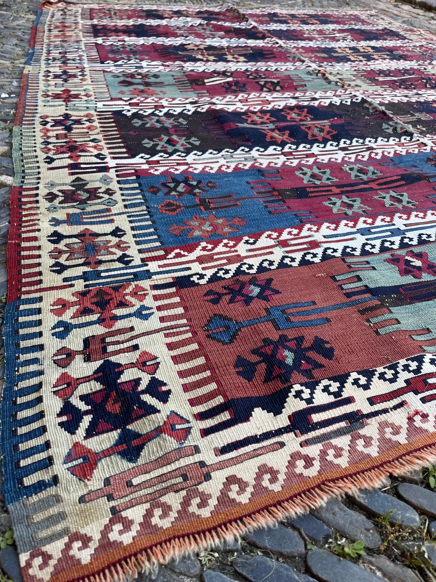 Kilim Reyhanlı. Anatolia. Circa 1880. 190 X 150 Cm-photo-4