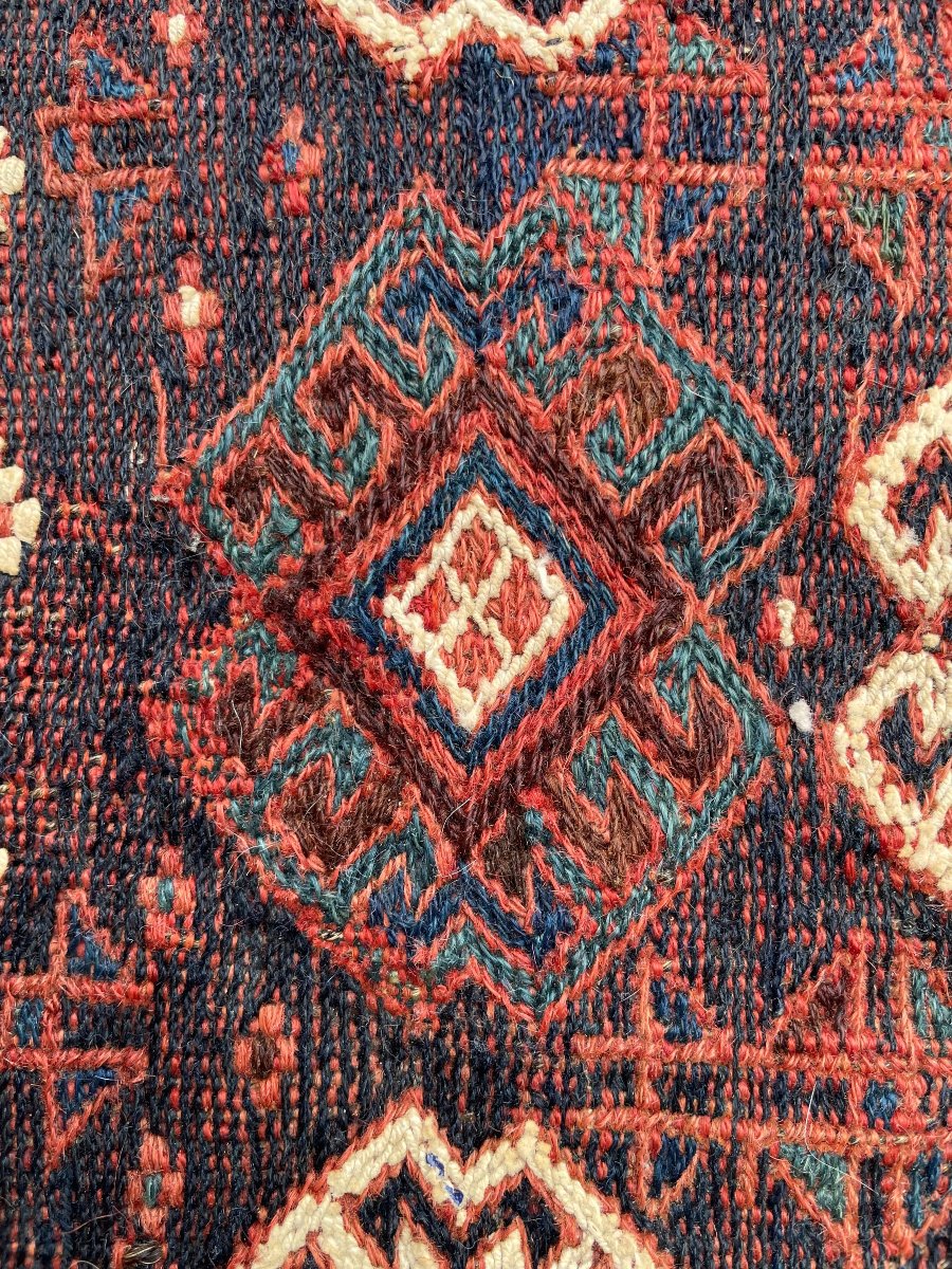 Double sacoche. Bathiyari. Perse. Circa 1900. 86 x 55 cm-photo-2