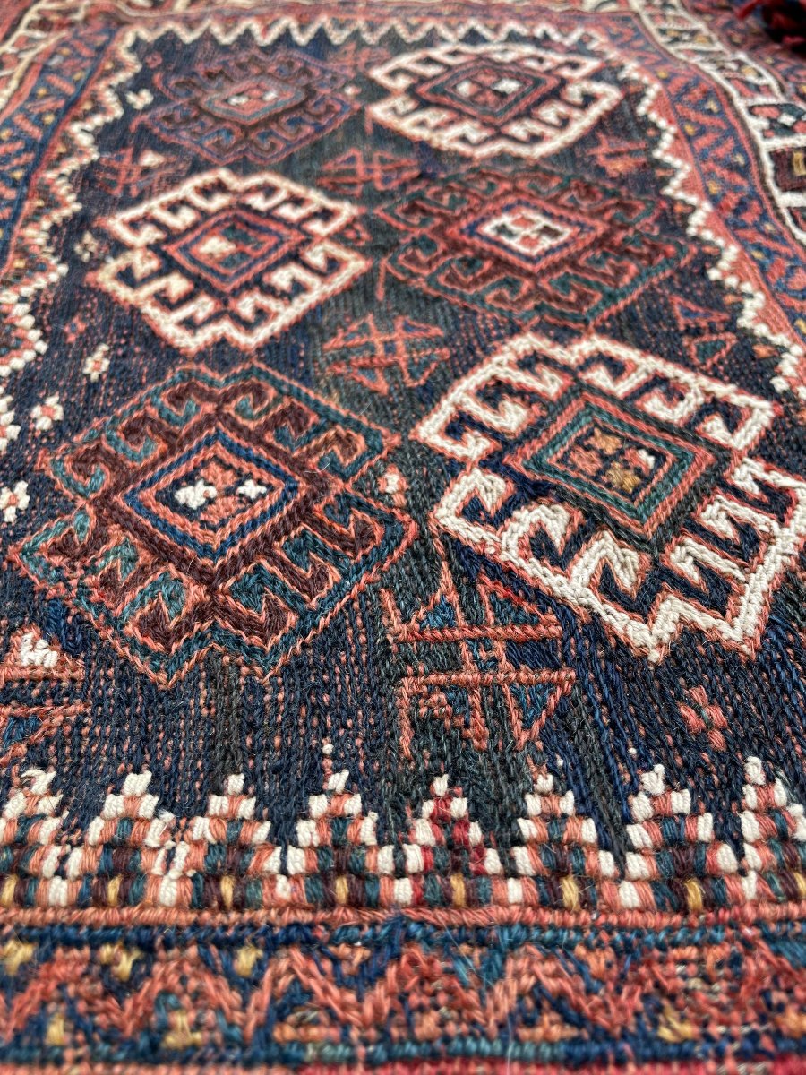 Double sacoche. Bathiyari. Perse. Circa 1900. 86 x 55 cm-photo-3