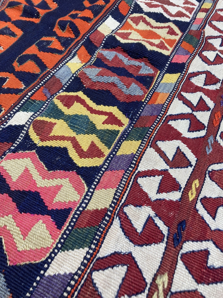 Kilim Bergama Anatolie, début XX. 297 x  150 cm-photo-3