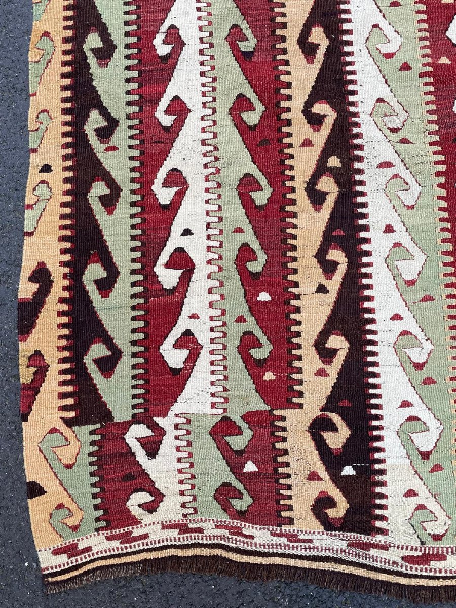 Kilim Monts Taurus. Anatolie. Circa 1880. 320 x 140 cm-photo-1