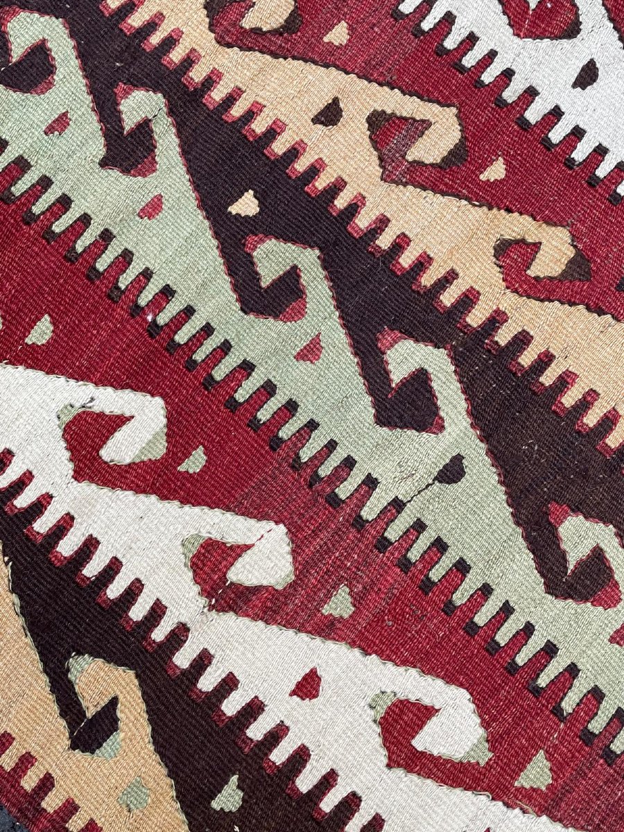 Kilim Monts Taurus. Anatolie. Circa 1880. 320 x 140 cm-photo-3