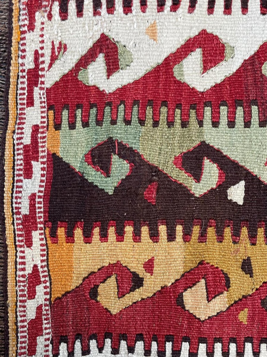 Kilim Monts Taurus. Anatolie. Circa 1880. 320 x 140 cm-photo-6