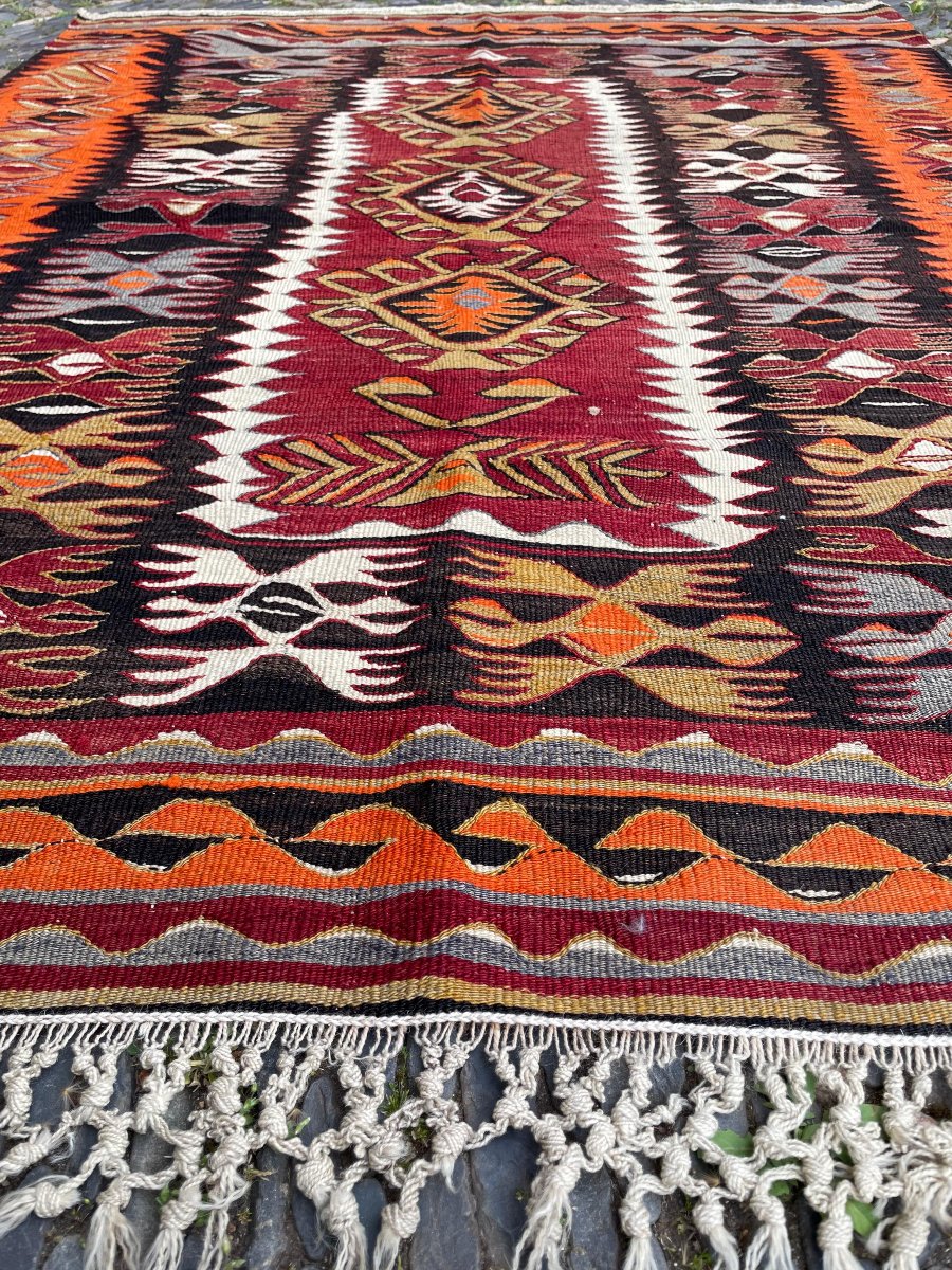 Kilim Mut - Taurus Mountains. Anatolia. 1930s. 146 X 115 Cm-photo-2