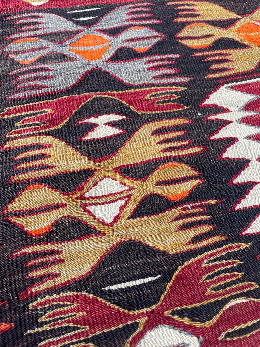 Kilim Mut - Taurus Mountains. Anatolia. 1930s. 146 X 115 Cm-photo-4
