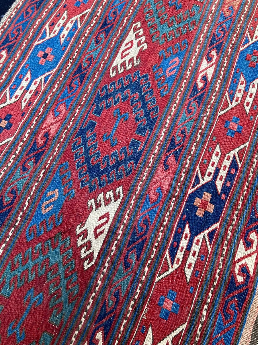 Maffrash Karabag Caucase. Circa 1850. 103 x 50 cm-photo-4