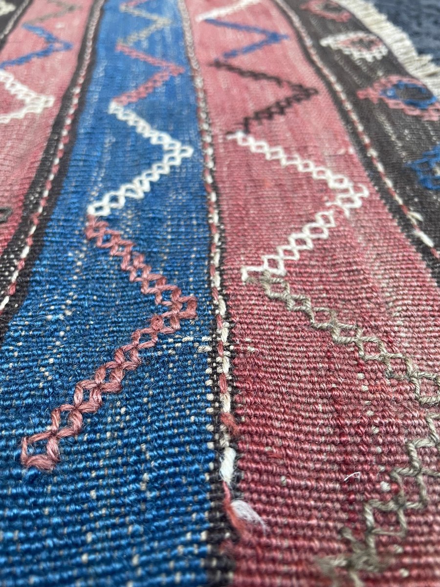 Kilim Verneh / Caucasus. Circa 1870. 233 X 183 Cm-photo-3