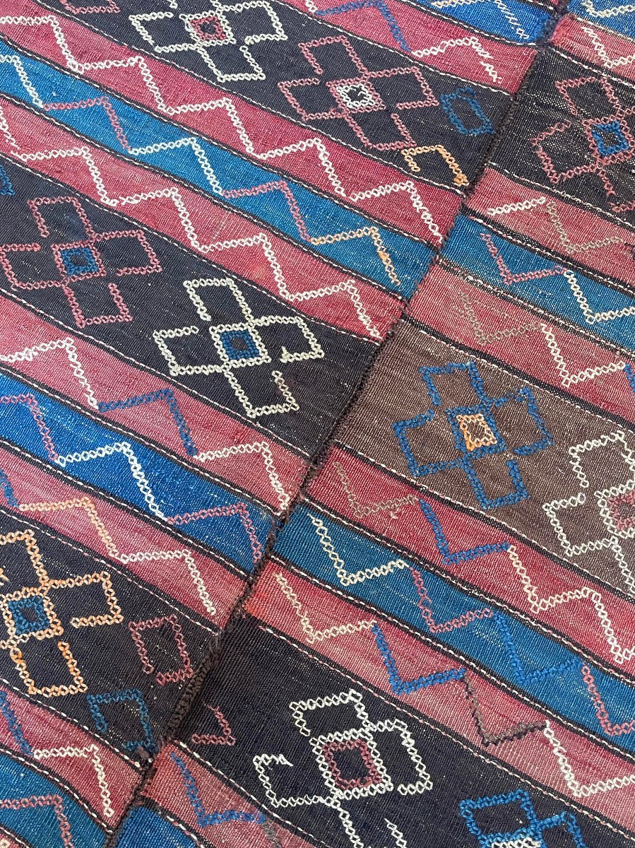 Kilim Verneh / Caucasus. Circa 1870. 233 X 183 Cm