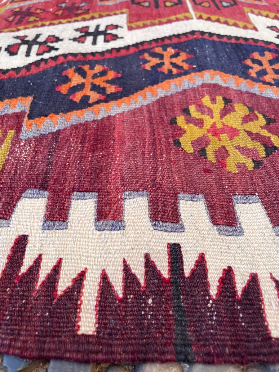 Kilim Avshar. Anatolia. Circa 1950. 140 X 116 Cm-photo-5