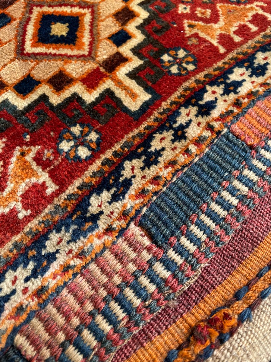 Khorjin. Double sacoche. Qashqai. Perse. Circa 1900. 110 x 52 cm-photo-2