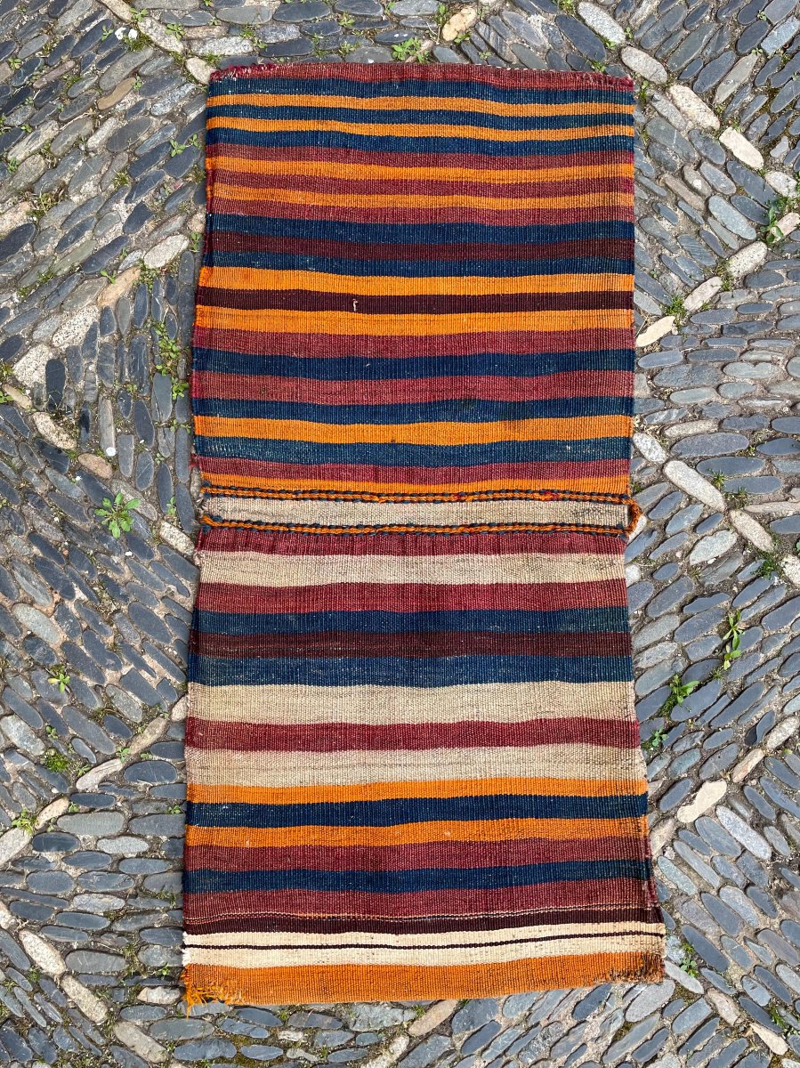Khorjin. Double sacoche. Qashqai. Perse. Circa 1900. 110 x 52 cm-photo-2