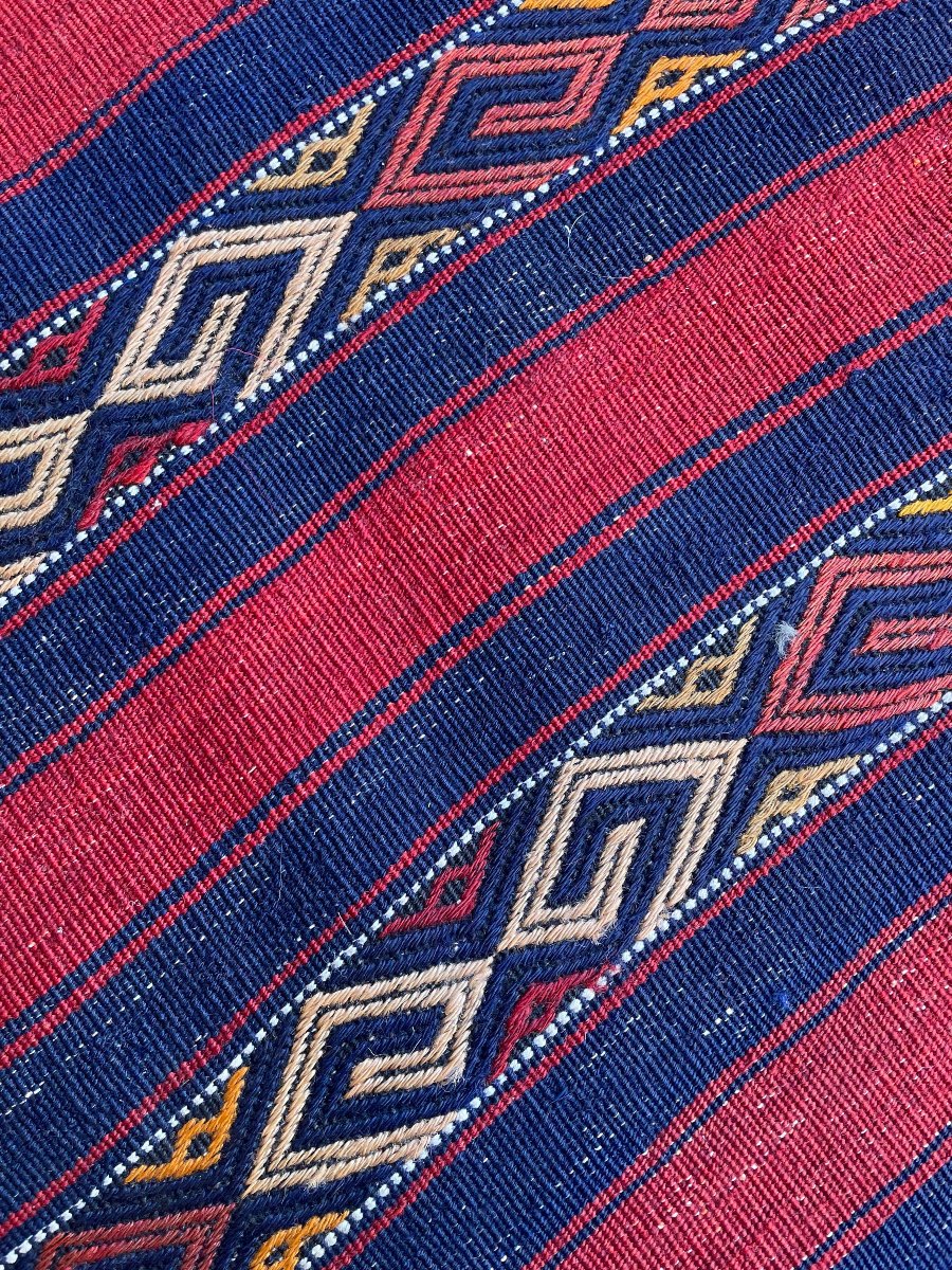 Kilim Corridor. Gaziantep. Anatolia. Circa 1920. 307 X 75 Cm-photo-2