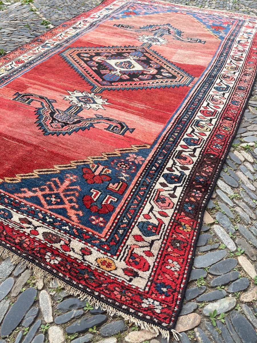 Tapis Yalameh- Qashqai/Lor. Perse. Circa 1920. 195 x 105 cm-photo-2