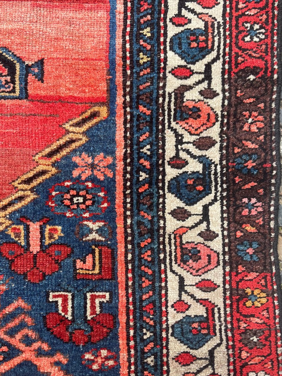 Tapis Yalameh- Qashqai/Lor. Perse. Circa 1920. 195 x 105 cm-photo-4