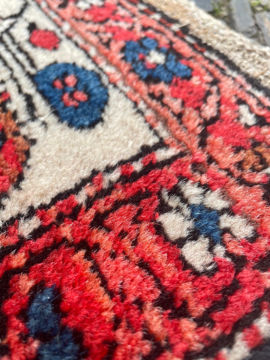Tapis Yalameh- Qashqai/Lor. Perse. Circa 1920. 195 x 105 cm-photo-6