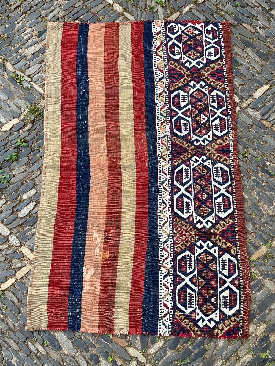 Cuval ( Cereal Bag ). Malatya / Sinanli. Anatolia. Circa 1880. 112 X 68 Cm-photo-2