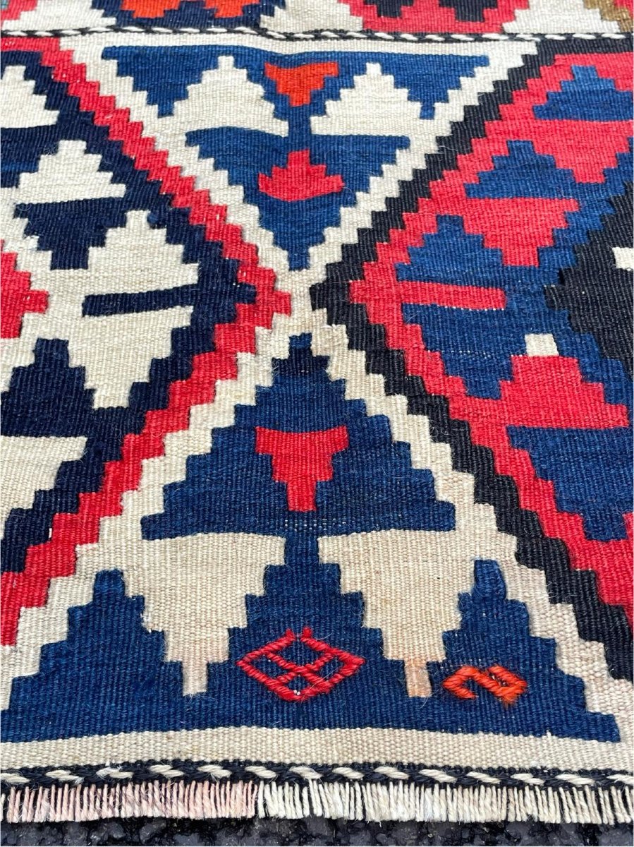 Kilim Shirvan - Caucasus. Circa 1930. 290 X 140 Cm-photo-3