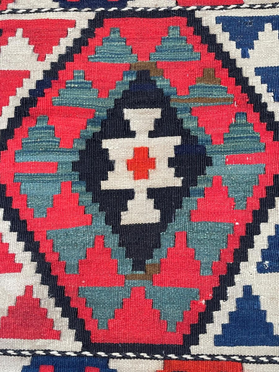 Kilim Shirvan - Caucasus. Circa 1930. 290 X 140 Cm-photo-1