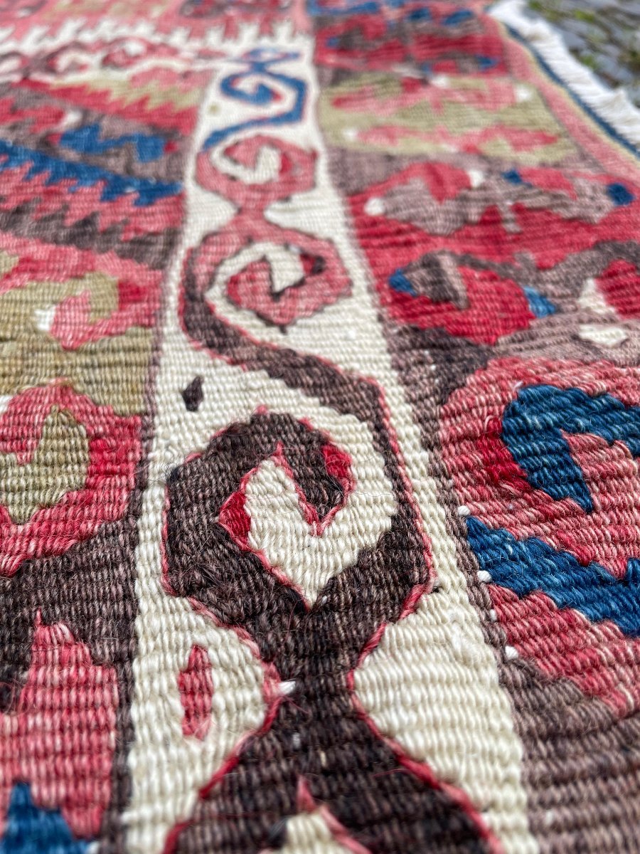 Kilim Fethiye - Anatolia. Circa 1930. 113 X 91 Cm-photo-2