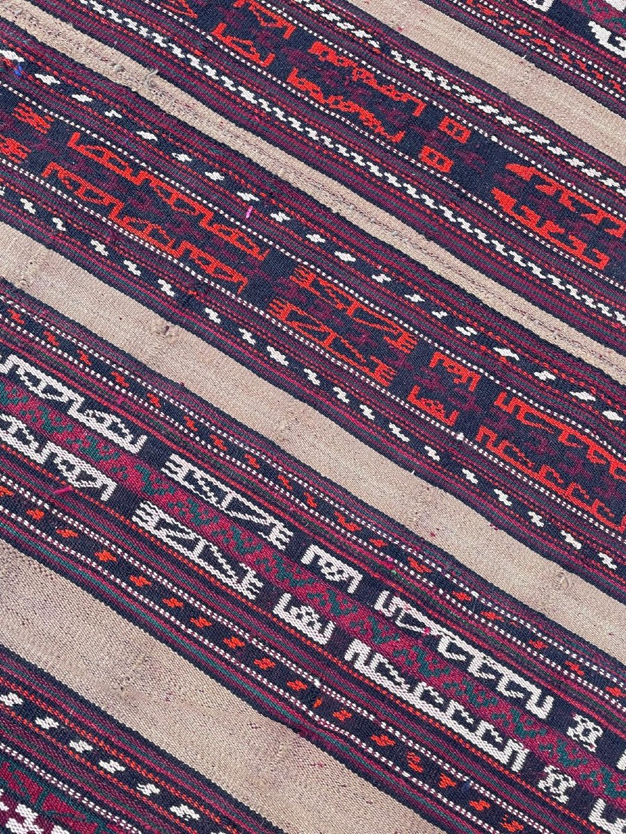 Kilim Shahsaven - Persia. Mid-20th Century.302 X 192 Cm-photo-4