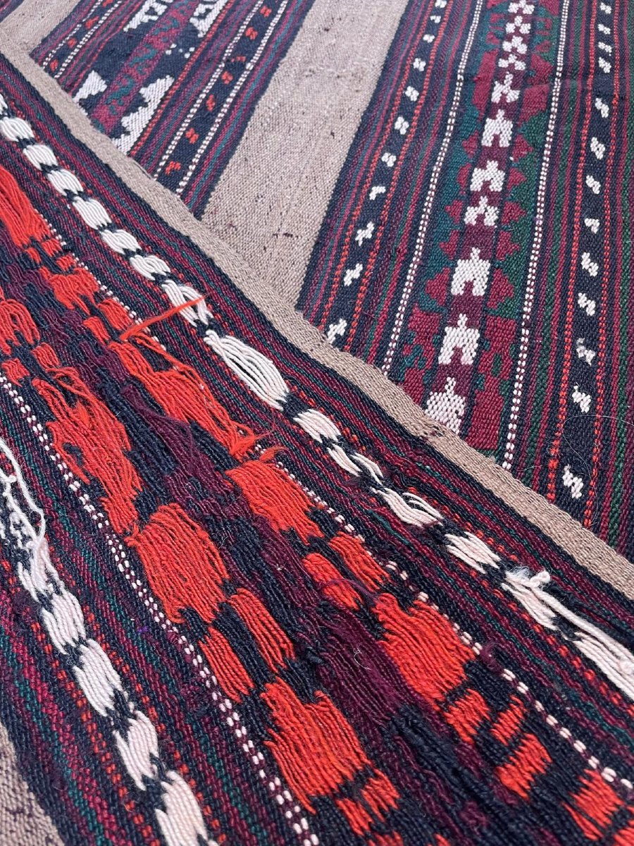 Kilim Shahsaven - Persia. Mid-20th Century.302 X 192 Cm-photo-3