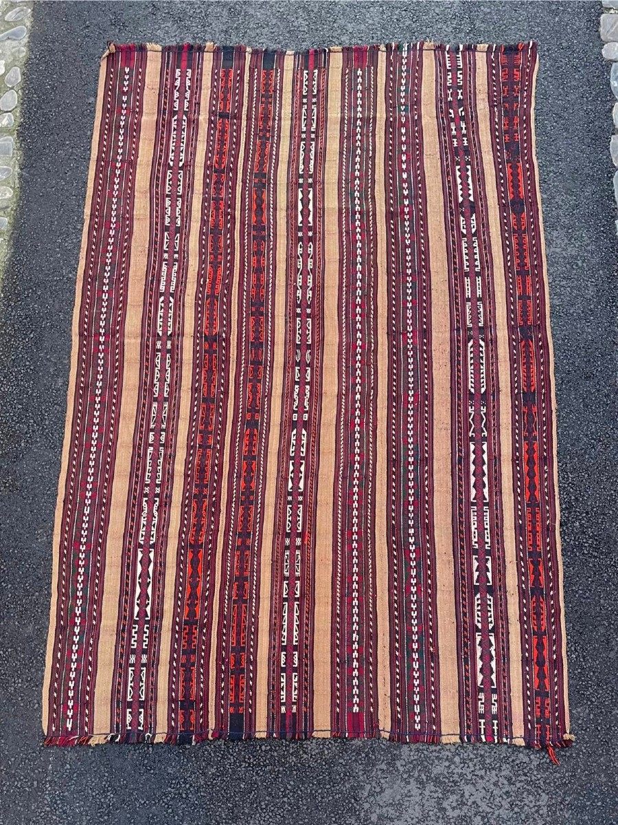 Kilim Shahsaven - Persia. Mid-20th Century.302 X 192 Cm
