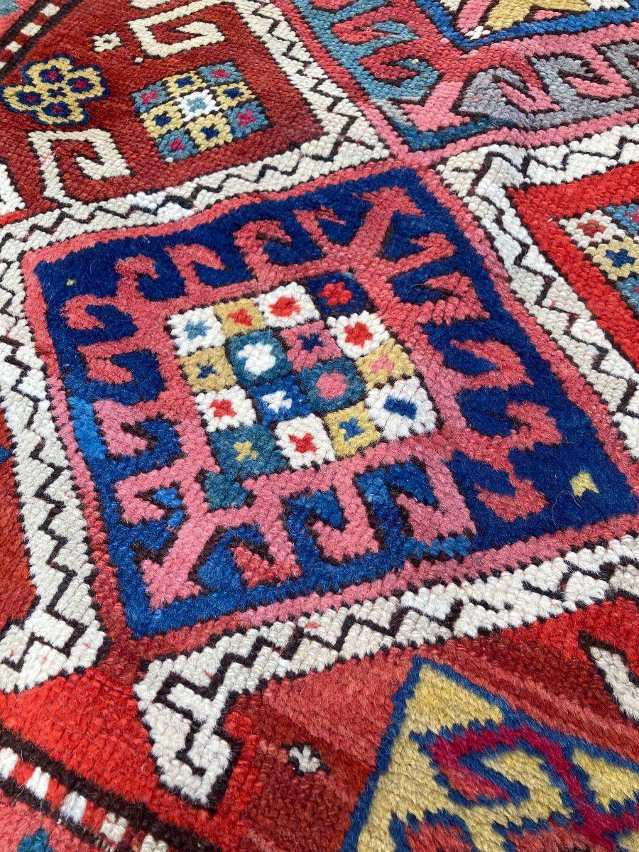 Tapis Kazakh. Caucase. Circa 1880. 165 x 110 cm-photo-3